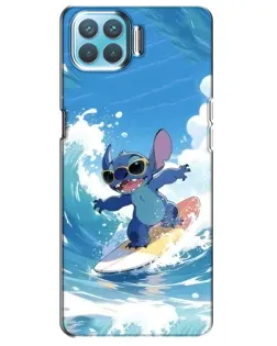 Чохол для OPPO A73 з картинкою «Стіч на хвилі»