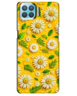 Чехол для OPPO A73 с картинкой «Ромашковое солнце»