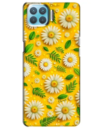 Чехол для OPPO A73 с картинкой «Ромашковое солнце»