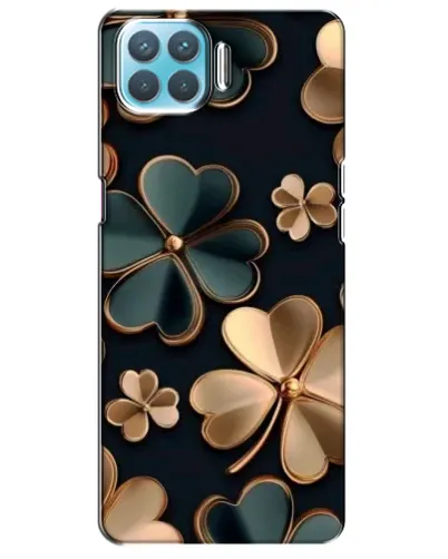 Чехол для OPPO A73 с картинкой «Клевер в золоте»