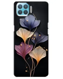 Чехол для OPPO A73 с картинкой «Лиловые цветы грации»
