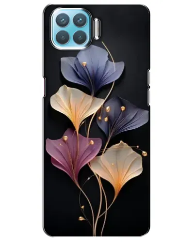 Чехол для OPPO A73 с картинкой «Лиловые цветы грации»