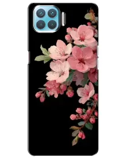 Чехол для OPPO A73 с картинкой «Розовая ветка сакуры»