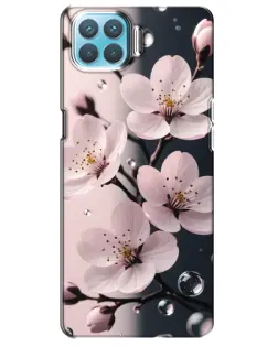 Чехол для OPPO A73 с картинкой «Нежная сакура и капли»