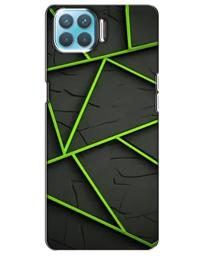 Чохол для OPPO A73 з картинкою «Зелені геометричні лінії» Чохол для OPPO A73 з картинкою «Зелені геометричні лінії»