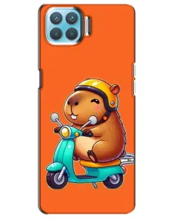 Чохол для OPPO A73 з картинкою «Капібара на скутері» Чохол для OPPO A73 з картинкою «Капібара на скутері»