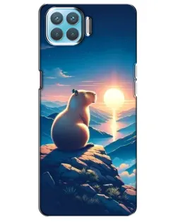Чохол для OPPO A73 з картинкою «Захід сонця з капібарою» Чохол для OPPO A73 з картинкою «Захід сонця з капібарою»