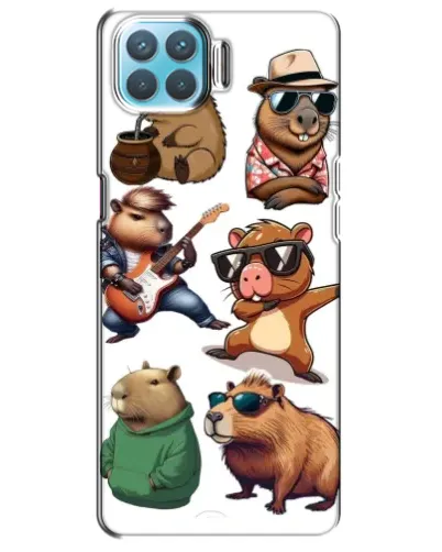 Чохол для OPPO A73 з картинкою «Круті капібари музиканти» Чохол для OPPO A73 з картинкою «Круті капібари музиканти»