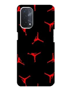 Чохол для OPPO A74 (5G) з картинкою «Jordan Red Pattern» Чохол для OPPO A74 (5G) з картинкою «Jordan Red Pattern»