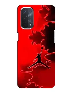Чохол для OPPO A74 (5G) з картинкою «Jordan Red Smoke» Чохол для OPPO A74 (5G) з картинкою «Jordan Red Smoke»