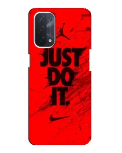 Чохол для OPPO A74 (5G) з картинкою «Nike Just Do It» Чохол для OPPO A74 (5G) з картинкою «Nike Just Do It»