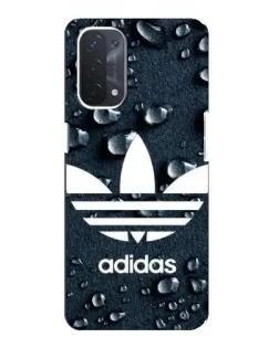 Чехол для OPPO A74 (5G) с картинкой «Adidas Trefoil Blue» Чехол для OPPO A74 (5G) с картинкой «Adidas Trefoil Blue»