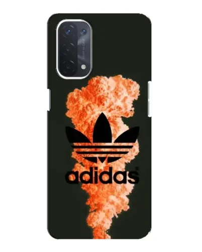 Чехол для OPPO A74 (5G) с картинкой «Оранжевый дым Adidas» Чехол для OPPO A74 (5G) с картинкой «Оранжевый дым Adidas»