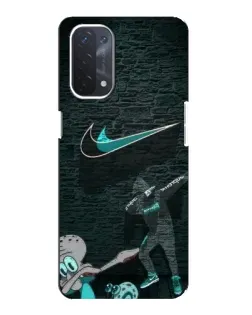 Чехол для OPPO A74 (5G) с картинкой «Спортивный арт Nike» Чехол для OPPO A74 (5G) с картинкой «Спортивный арт Nike»