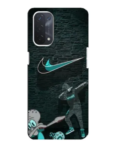 Чехол для OPPO A74 (5G) с картинкой «Спортивный арт Nike»