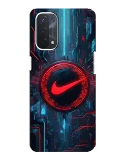 Чехол для OPPO A74 (5G) с картинкой «Техногенный стиль Nike» Чехол для OPPO A74 (5G) с картинкой «Техногенный стиль Nike»