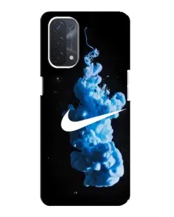 Чехол для OPPO A74 (5G) с картинкой «Nike и синий дым» Чехол для OPPO A74 (5G) с картинкой «Nike и синий дым»
