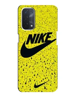 Чехол для OPPO A74 (5G) с картинкой «Желтый текстурный Nike» Чехол для OPPO A74 (5G) с картинкой «Желтый текстурный Nike»