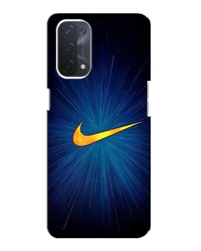 Чехол для OPPO A74 (5G) с картинкой «Синий пульс Nike» Чехол для OPPO A74 (5G) с картинкой «Синий пульс Nike»