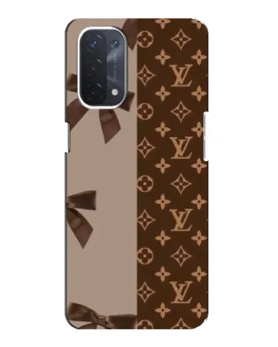 Чехол для OPPO A74 (5G) с картинкой «Louis Vuitton — банты»