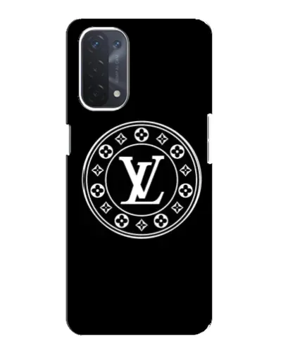 Чехол для OPPO A74 (5G) с картинкой «LV — печать стиля»