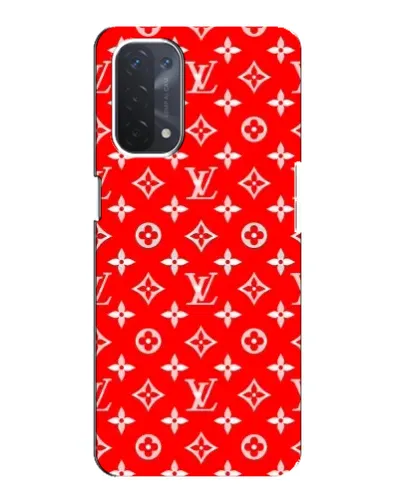 Чехол для OPPO A74 (5G) с картинкой «Яркий паттерн LV»
