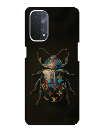 Чехол для OPPO A74 (5G) с картинкой «LV — мраморный принт»