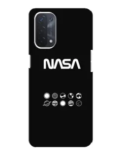 Чехол для OPPO A74 (5G) с картинкой «NASA — технический принт» Чехол для OPPO A74 (5G) с картинкой «NASA — технический принт»