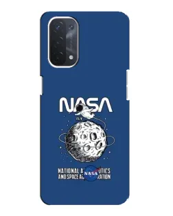 Чехол для OPPO A74 (5G) с картинкой «NASA — лунная миссия» Чехол для OPPO A74 (5G) с картинкой «NASA — лунная миссия»