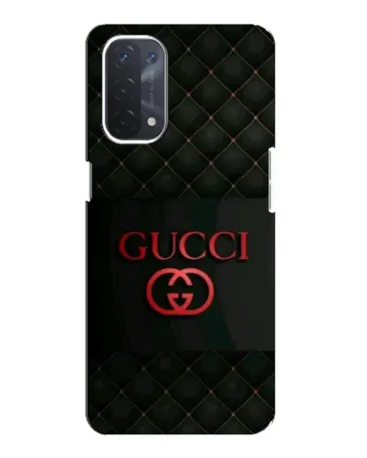 Чехол для OPPO A74 (5G) с картинкой «Gucci — стеганый черный»