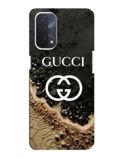 Чехол для OPPO A74 (5G) с картинкой «Gucci — песчаные дюны»