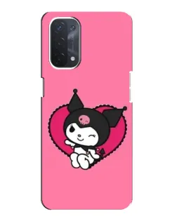 Чехол для OPPO A74 (5G) с картинкой «Kuromi — любовь в сердце» Чехол для OPPO A74 (5G) с картинкой «Kuromi — любовь в сердце»