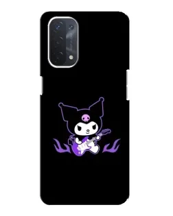 Чехол для OPPO A74 (5G) с картинкой «Электрическая Kuromi» Чехол для OPPO A74 (5G) с картинкой «Электрическая Kuromi»