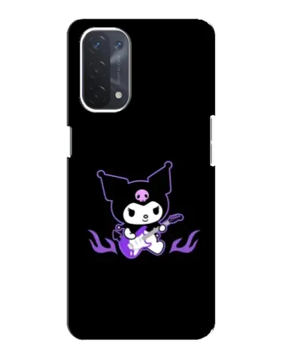 Чехол для OPPO A74 (5G) с картинкой «Электрическая Kuromi» Чехол для OPPO A74 (5G) с картинкой «Электрическая Kuromi»
