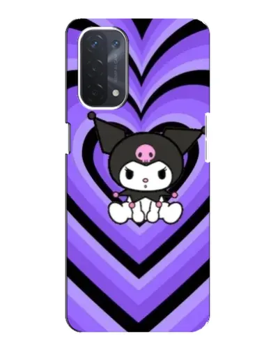 Чехол для OPPO A74 (5G) с картинкой «Kuromi и фиолетовые сердца» Чехол для OPPO A74 (5G) с картинкой «Kuromi и фиолетовые сердца»
