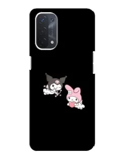 Чехол для OPPO A74 (5G) с картинкой «My Melody и Kuromi» Чехол для OPPO A74 (5G) с картинкой «My Melody и Kuromi»