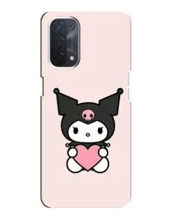 Чехол для OPPO A74 (5G) с картинкой «Kuromi и сердце» Чехол для OPPO A74 (5G) с картинкой «Kuromi и сердце»