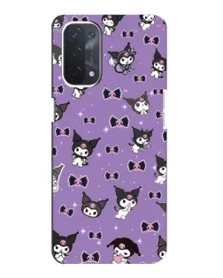 Чехол для OPPO A74 (5G) с картинкой «Kuromi — паттерн» Чехол для OPPO A74 (5G) с картинкой «Kuromi — паттерн»