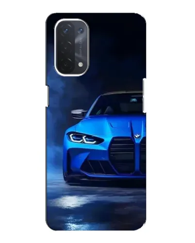 Чехол для OPPO A74 (5G) с картинкой «Голубая BMW M4» Чехол для OPPO A74 (5G) с картинкой «Голубая BMW M4»