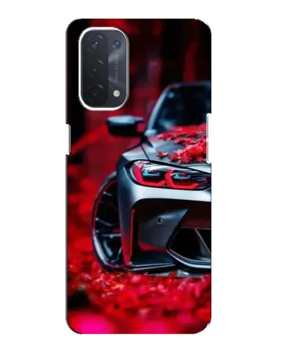 Чехол для OPPO A74 (5G) с картинкой «Спортивная BMW и цветы» Чехол для OPPO A74 (5G) с картинкой «Спортивная BMW и цветы»