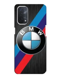 Чехол для OPPO A74 (5G) с картинкой «BMW M-stripes стиль»