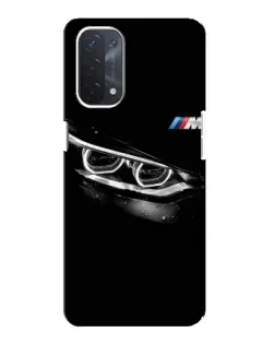 Чехол для OPPO A74 (5G) с картинкой «BMW — взгляд тигра»