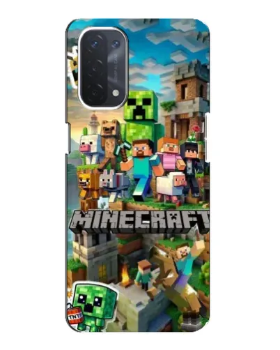 Чехол для OPPO A74 (5G) с картинкой «Замок Minecraft» Чехол для OPPO A74 (5G) с картинкой «Замок Minecraft»