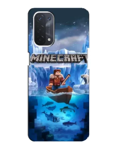 Чехол для OPPO A74 (5G) с картинкой «Minecraft ледяной мир» Чехол для OPPO A74 (5G) с картинкой «Minecraft ледяной мир»