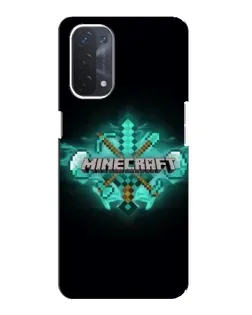 Чехол для OPPO A74 (5G) с картинкой «Minecraft Diamond лого» Чехол для OPPO A74 (5G) с картинкой «Minecraft Diamond лого»