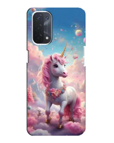 Чехол для OPPO A74 (5G) с картинкой «Единорог среди облаков» Чехол для OPPO A74 (5G) с картинкой «Единорог среди облаков»