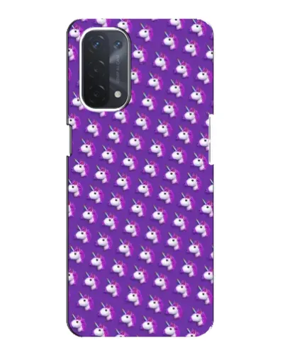 Чехол для OPPO A74 (5G) с картинкой «Единороги на фиолетовом» Чехол для OPPO A74 (5G) с картинкой «Единороги на фиолетовом»