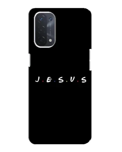 Чехол для OPPO A74 (5G) с картинкой «Точки веры J.E.S.U.S.»