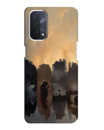 Чехол для OPPO A74 (5G) с картинкой «Дорога к вере»