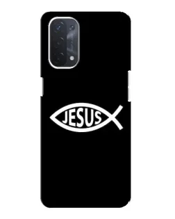 Чехол для OPPO A74 (5G) с картинкой «Классический Jesus»